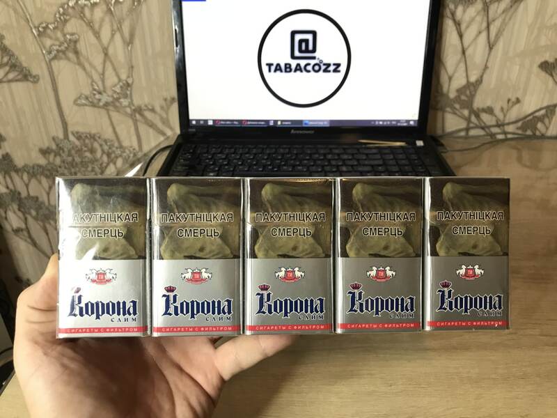 Корона слим серая